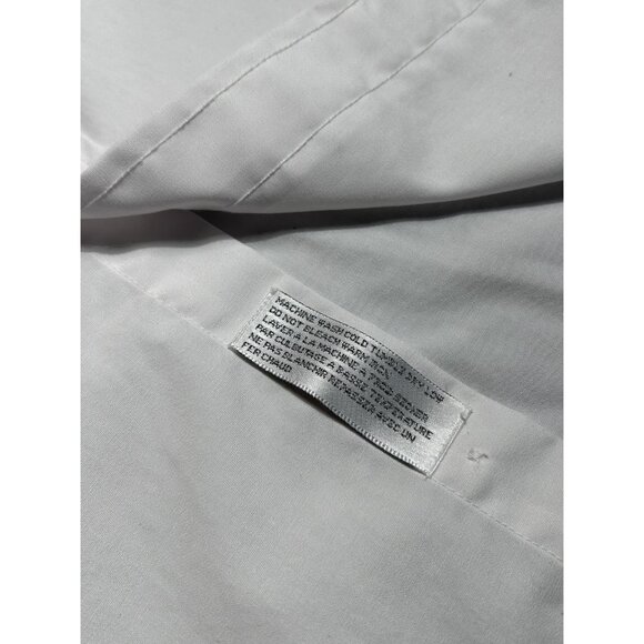 Vintage Christian Dior White Striped Chemises Button Up Shirt Sz. L (16 32-33) - Picture 3 of 7